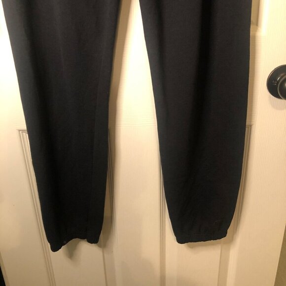Hanes cotton/polyester black jogger style sweatpants size small - Picture 3 of 6